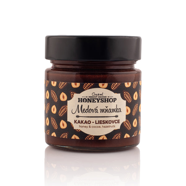 Medová mňamka kakao & lieskovce 290g